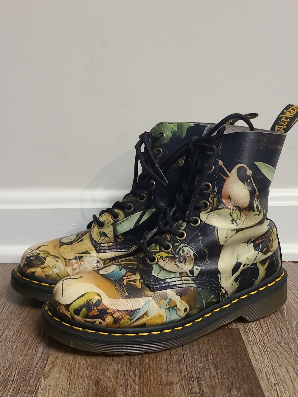 RARE Dr Martens Hieronymus Bosch Hell PascalBoots Museum Edition